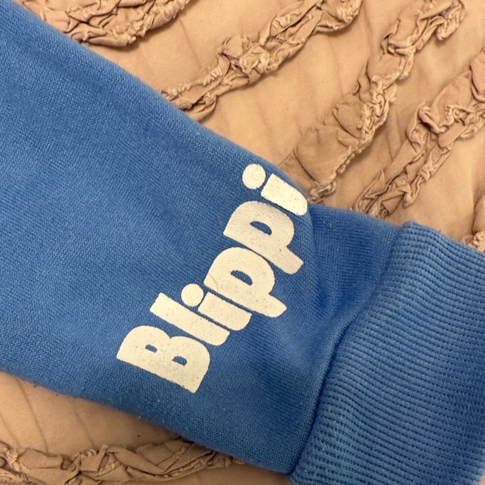 Blue Kids blippi Sweatshirt - Picture 4 of 6